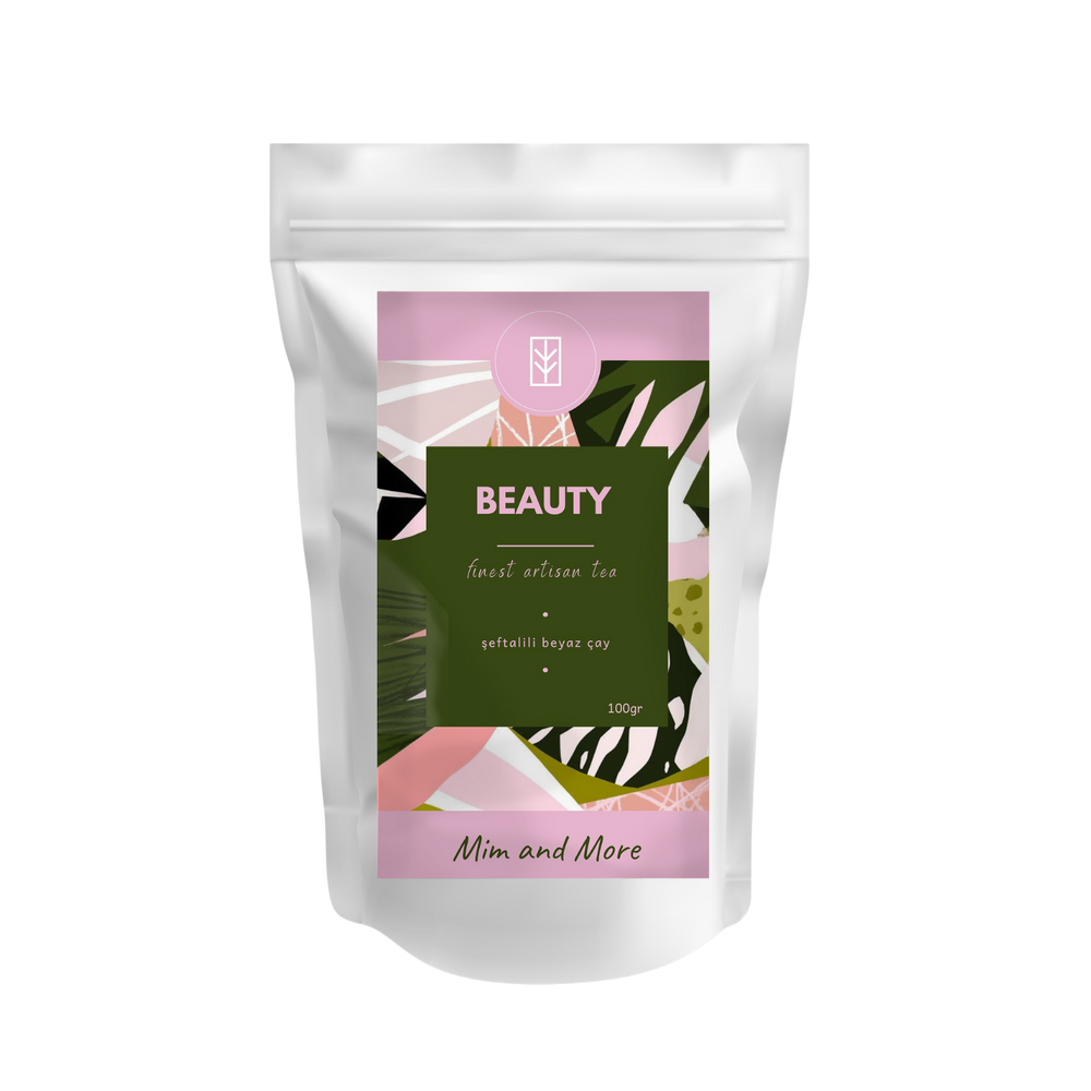 Beauty Tea – Şeftali ve Güllü Beyaz Çay Harmanı 100 g