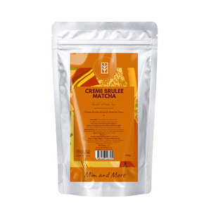 Creme Brulee Matcha – Creme Brulee Aromalı Ceremonial Grade Matcha Tozu 100 g