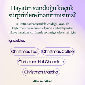 New Year Hediye Kutusu | Christmas Tea, Christmas Coffee, Hot Chocolate – Yılbaşı Hediye Seti