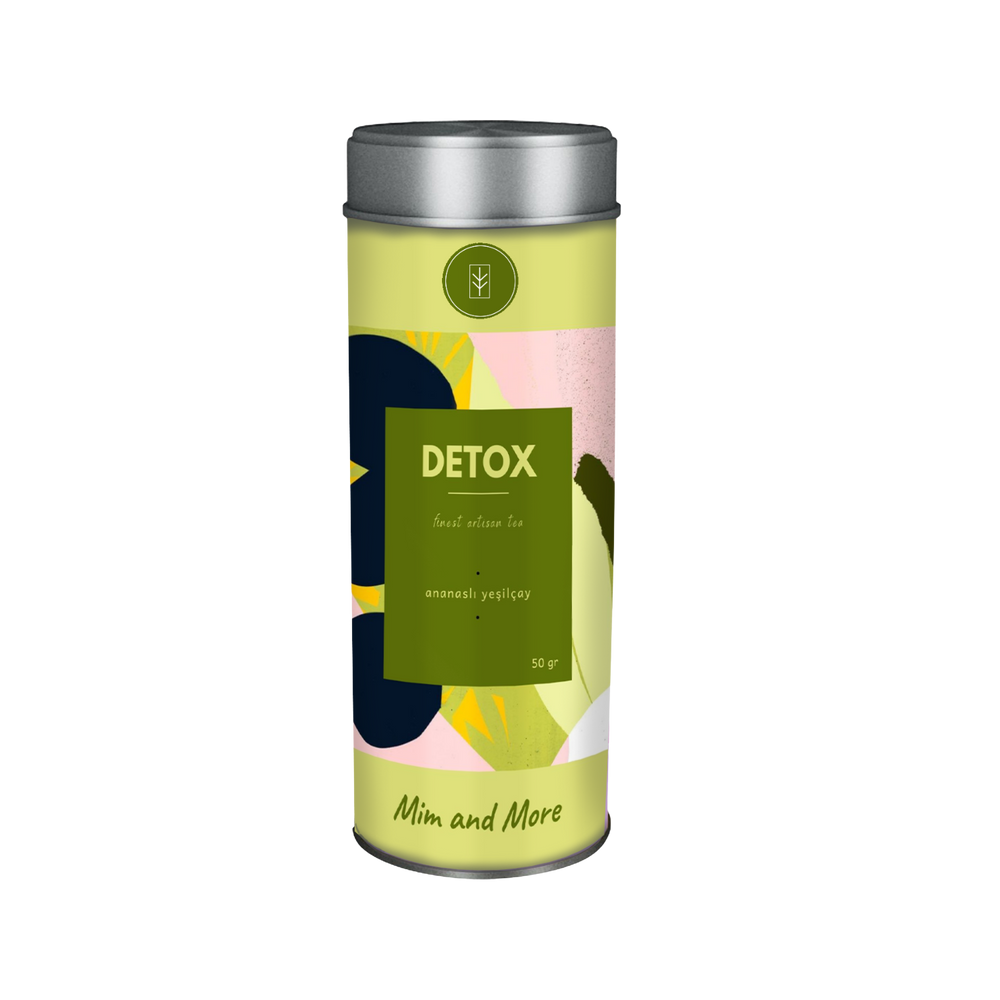 Detox Tea - Ananaslı Yeşil Çay 50 g