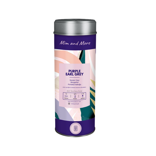 Purple Earl Grey Tea – Bergamotlu Seylan Çayı 50 G