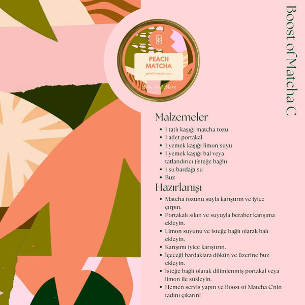 PEACH MATCHA