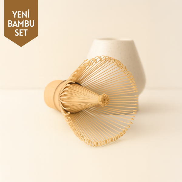 Bamboo Matcha Whisk & Bamboo Matcha Kaşık Set
