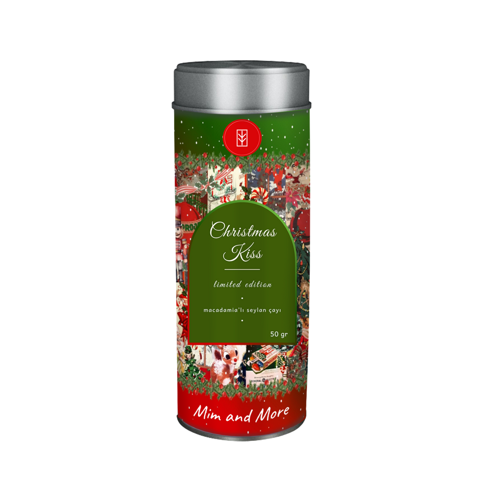 Christmas Kiss Tea – Macadamia Aromalı Seylan Siyah Çayı, 50 g