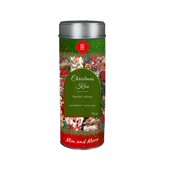 Christmas Kiss Tea – Macadamia Aromalı Seylan Siyah Çayı, 50 g