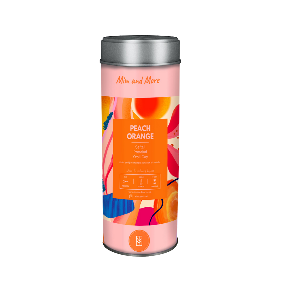 Peach Orange Tea - Şeftali ve Portakallı Yeşil Çay 50 g