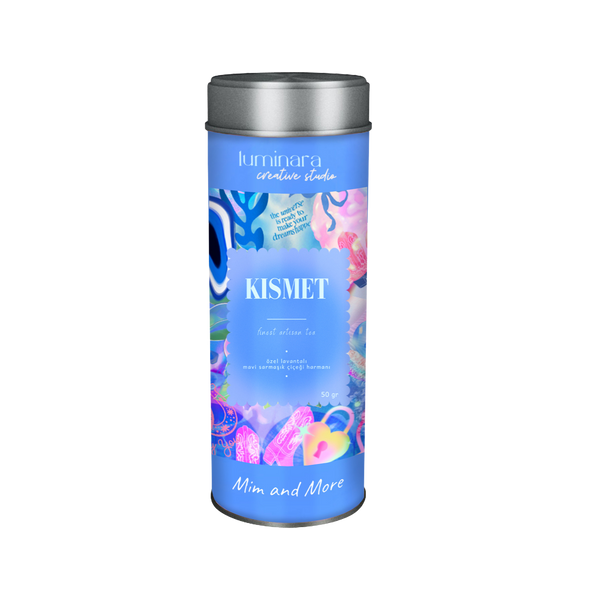 Luminara Studio x Kısmet Tea – Lavantalı Mavi Sarmaşık Çiçeği Harmanı 50 g