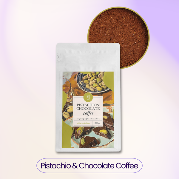 Mood Hediye Kutusu | Red Forest Tea, Pistachio & Chocolate Coffee, Kurabiyeli Türk Kahvesi Seti