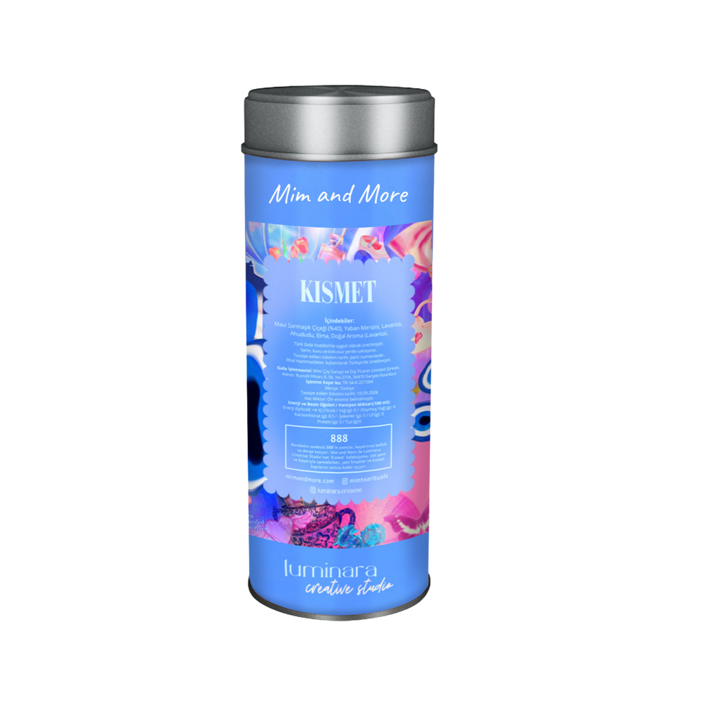 Luminara Studio x Kısmet Tea – Lavantalı Mavi Sarmaşık Çiçeği Harmanı 50 g