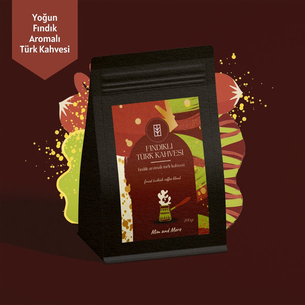 Hazelnut Turkish Coffee - Fındık Aromalı Türk Kahvesi, 200 gr