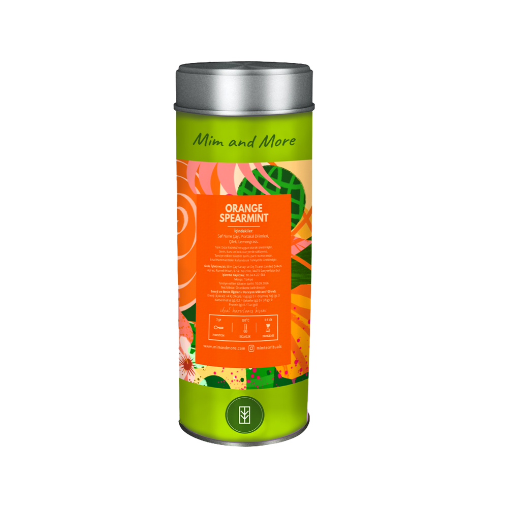 Orange Spearmint Tea - Portakallı Kıvırcık Nane Çayı 50 g