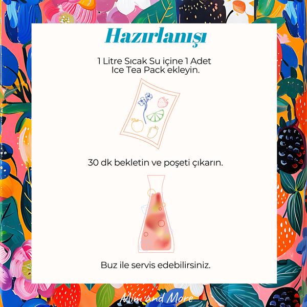 Bestseller Ice Tea Pack – 5 Çeşit Karışık Soğuk Çay Paketi 5x20 g
