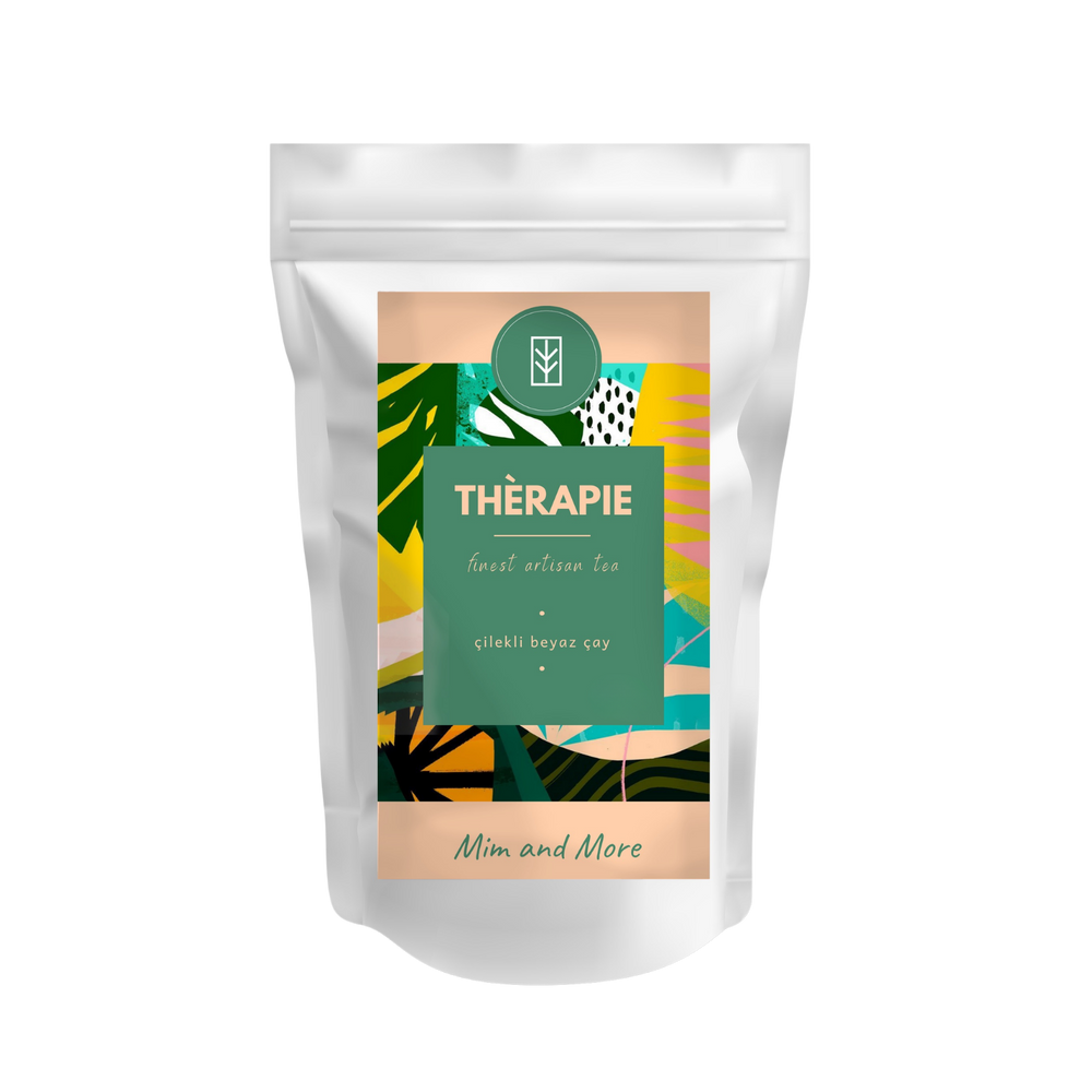 Thérapie Tea – Çilekli, Beyaz Çay Harmanı 100 g