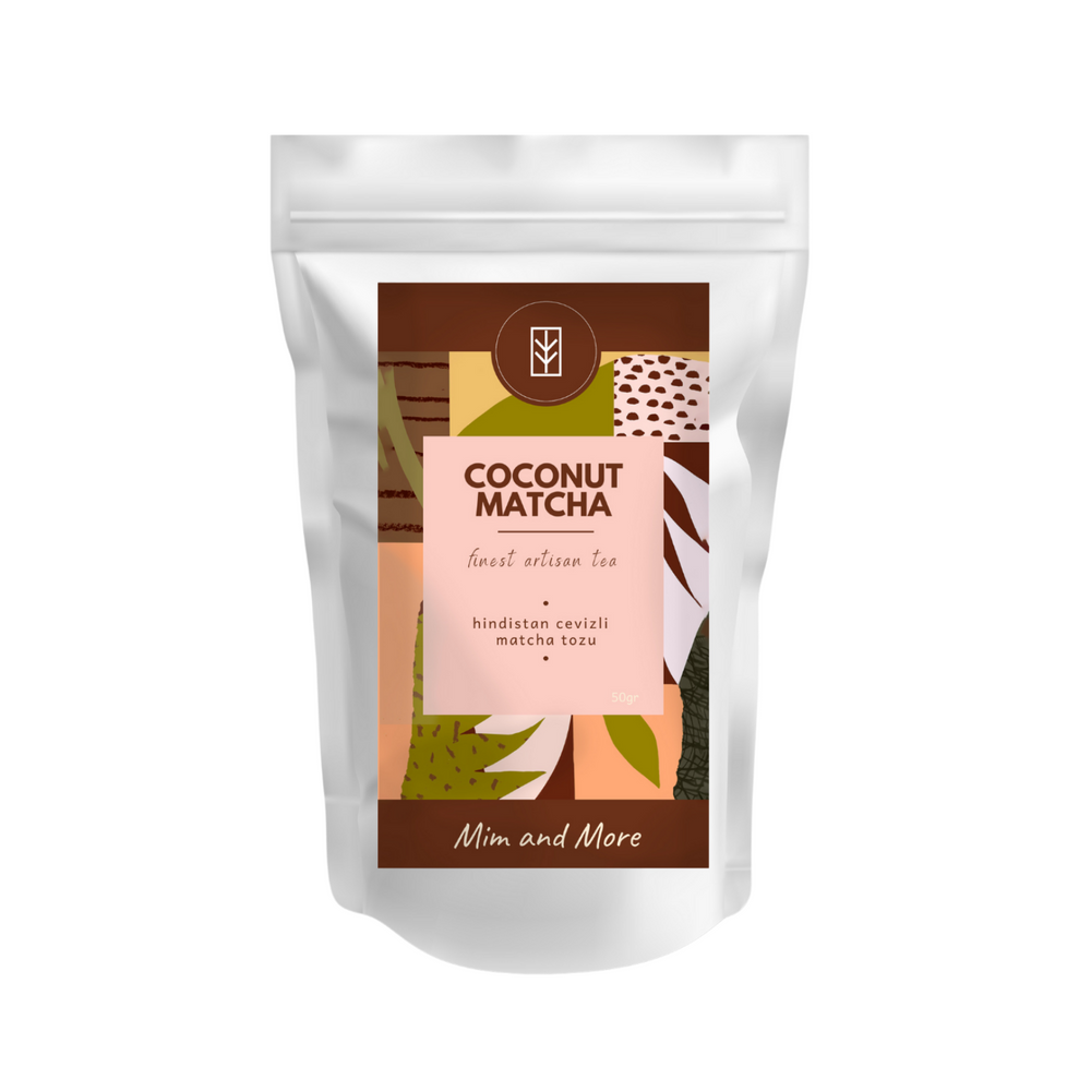 Coconut Matcha – Hindistan Cevizi Aromalı Ceremonial Grade Matcha Tozu 50 g