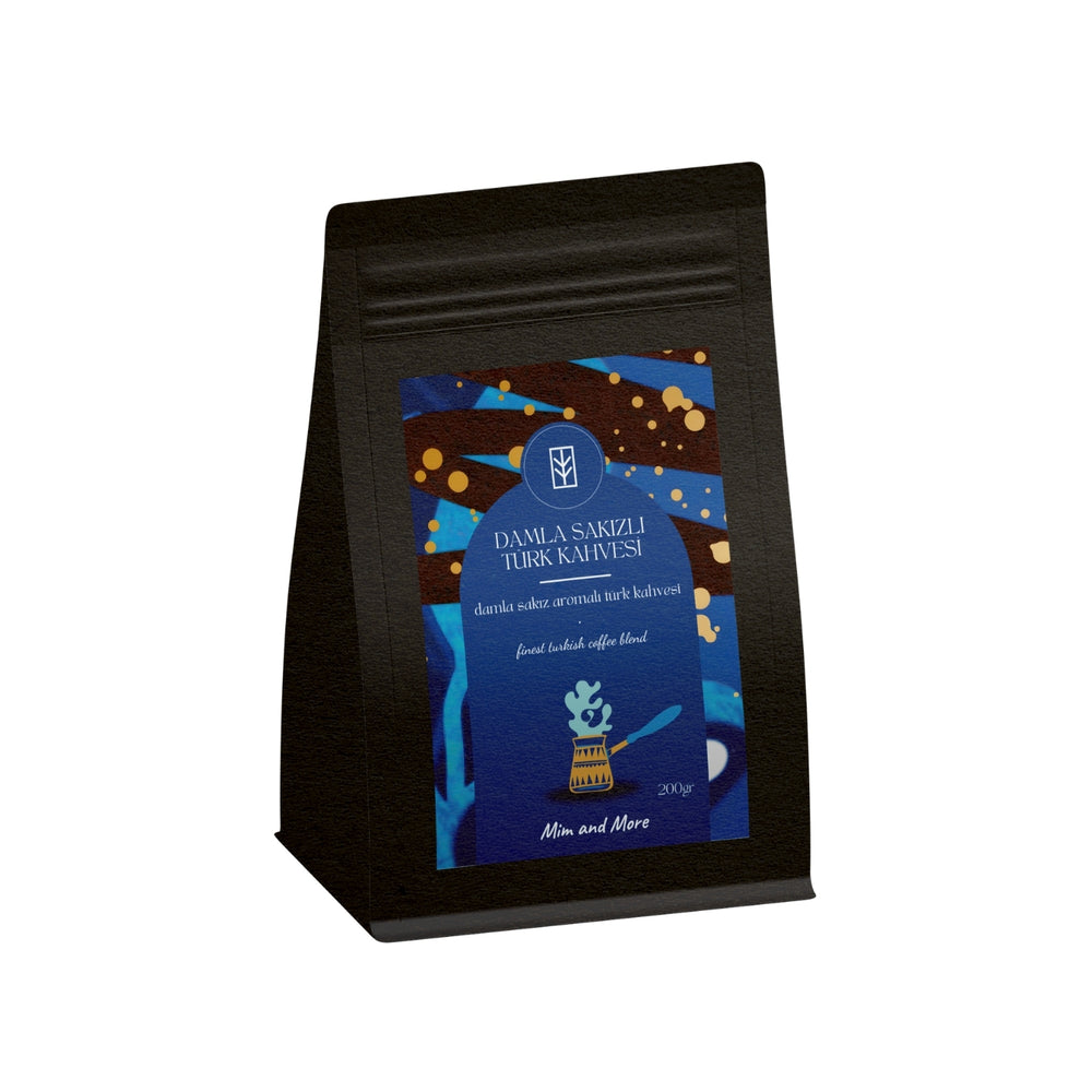 Mastic Gum Turkish Coffee - Damla Sakız Aromalı Türk Kahvesi, 200 gr