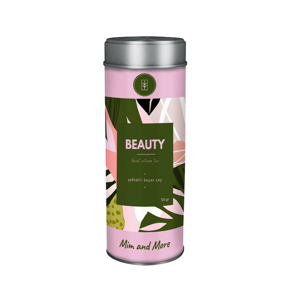 Beauty Tea – Şeftali ve Güllü Beyaz Çay Harmanı 50 g