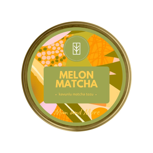 Melon Matcha – Kavun Aromalı Ceremonial Grade Matcha Tozu 25 g