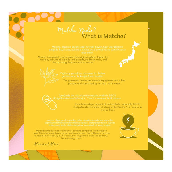 Melon Matcha – Kavun Aromalı Ceremonial Grade Matcha Tozu 50 g