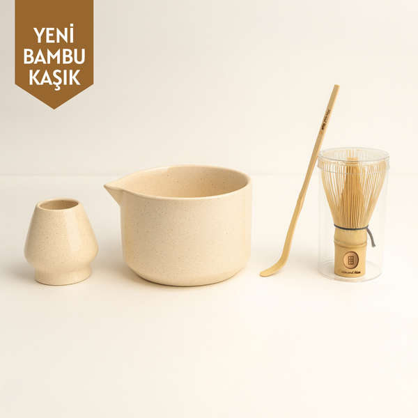 El Yapımı Matcha Kaşığı (Chashaku)
