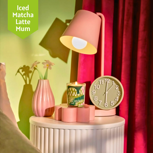 Iced Matcha Latte Mum | Doğal Soya Balmumu Jel Mum – Çevre Dostu Dekoratif Mum 250 g