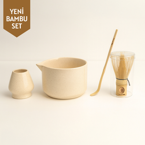 Bamboo Matcha Whisk & Bamboo Matcha Kaşık Set