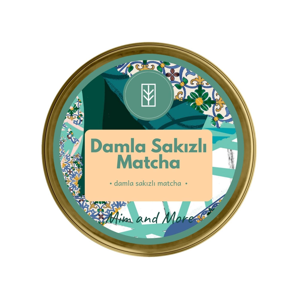 Mastic Gum Matcha – Damla Sakızı Aromalı Ceremonial Grade Matcha Tozu 25 g