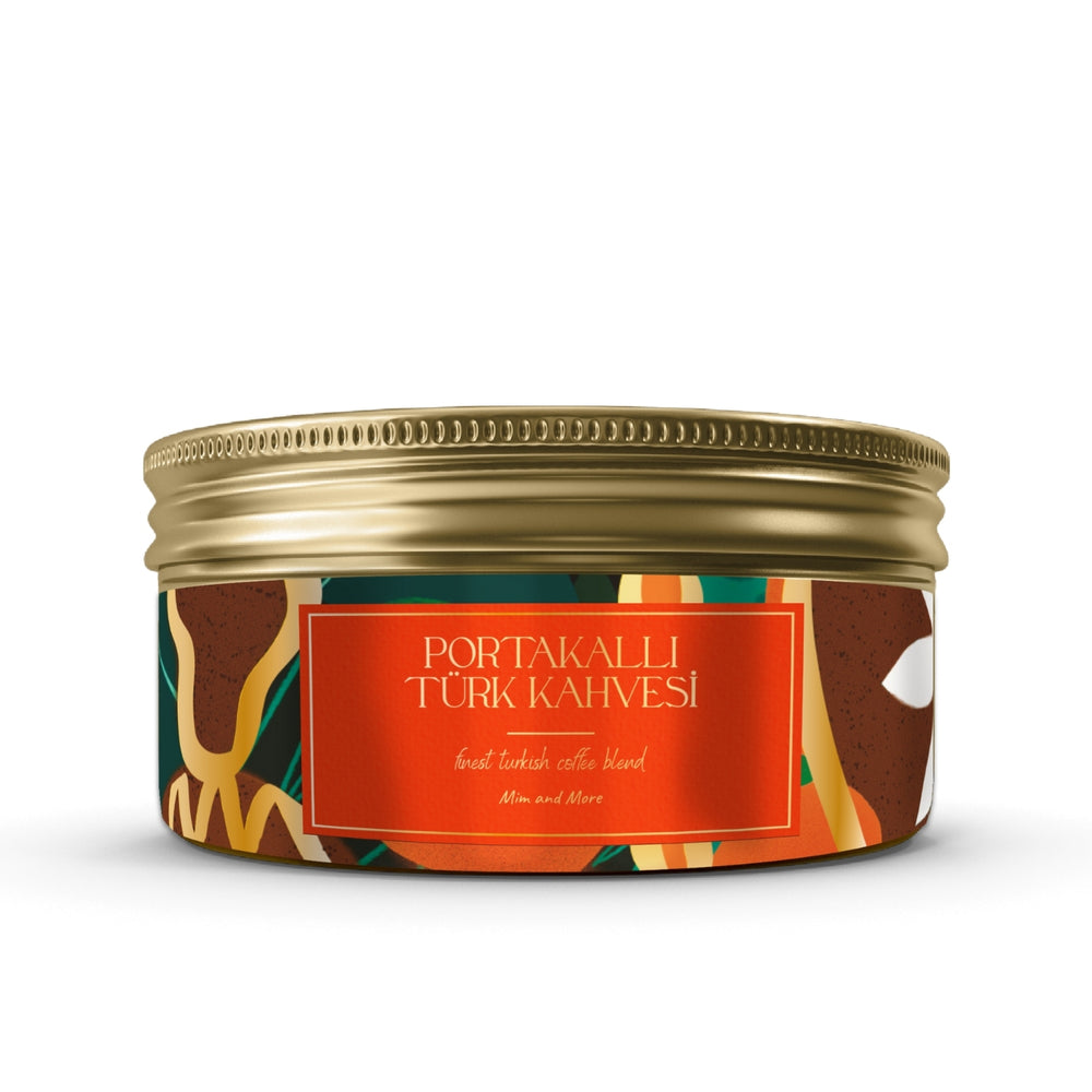 Orange Turkish Coffee - Portakal Aromalı Türk Kahvesi, 150 gr