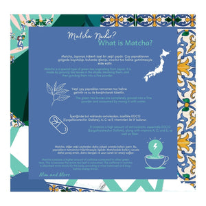 Mastic Gum Matcha – Damla Sakızı Aromalı Ceremonial Grade Matcha Tozu 100 g