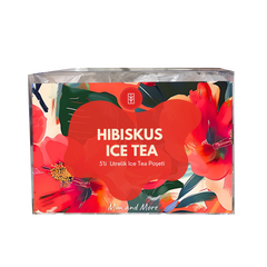 Hibiskus Ice Tea Pack - Soğuk Çay Paketi, 5x20 gr