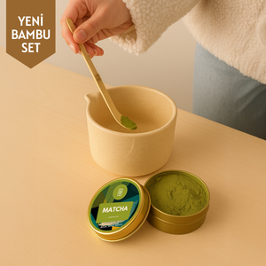 Bamboo Matcha Whisk & Bamboo Matcha Kaşık Set