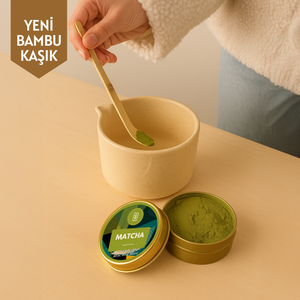El Yapımı Matcha Kaşığı (Chashaku)