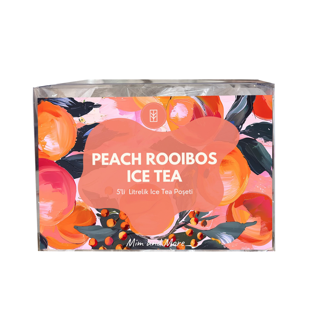 Peach Rooibos Ice Tea Pack - Soğuk Çay Paketi, 5x20 gr