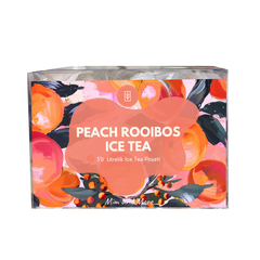 Peach Rooibos Ice Tea Pack - Soğuk Çay Paketi, 5x20 gr