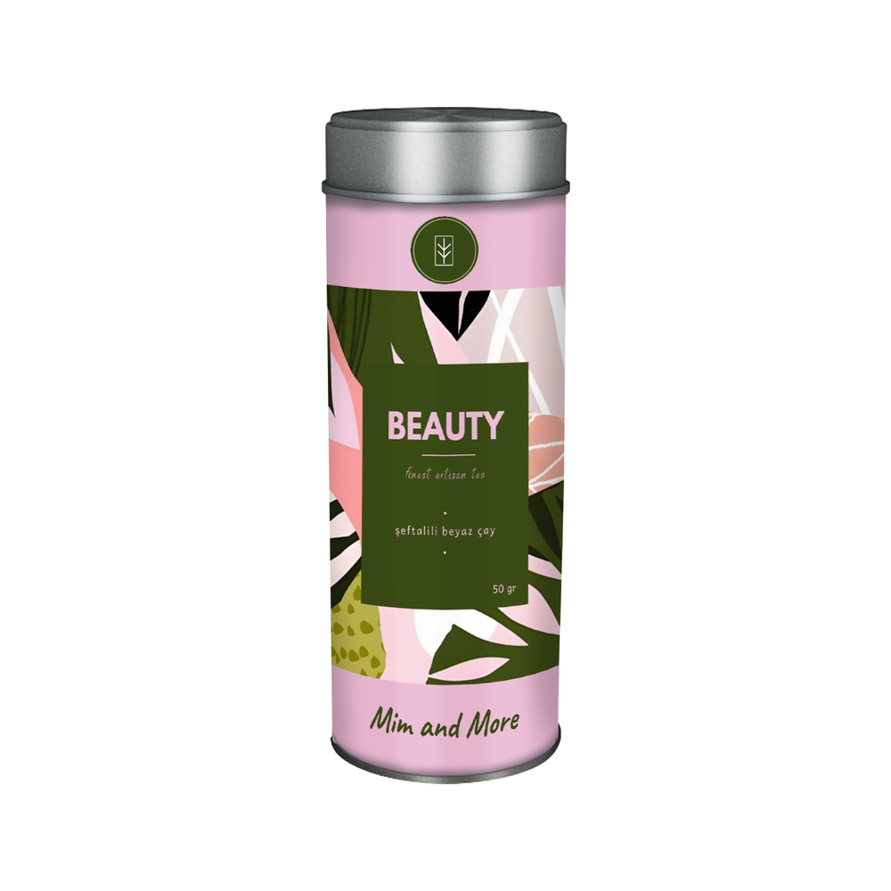 Beauty Tea – Şeftali ve Güllü Beyaz Çay Harmanı 50 g
