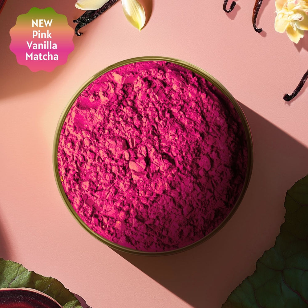 Pink Vanilla Matcha – Vanilya Aromalı Pink Matcha Tozu 25 g