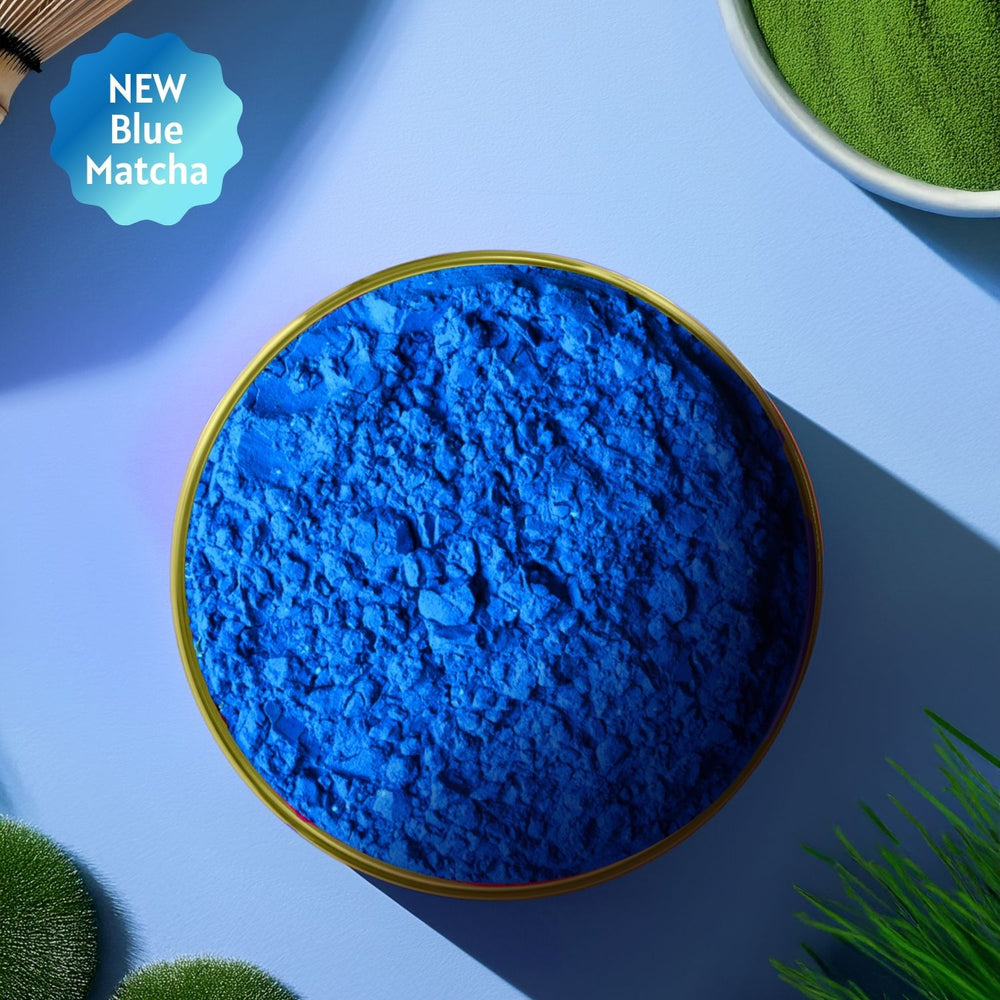 Blue Matcha – Kurabiye Aromalı Mavi Spirulina & Matcha Tozu 25 g