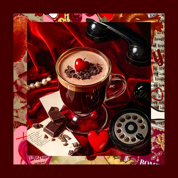 Luminara Studio x Mim and More Love Bombing Dark Hot Chocolate - Kirazlı Bitter Sıcak Çikolata Tin, 200 g