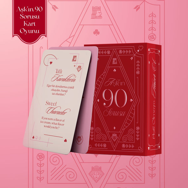 Luminara Studio x Mim and More Aşk’ın 90 Sorusu – Çiftler İçin 90 Soruluk Kart Oyunu