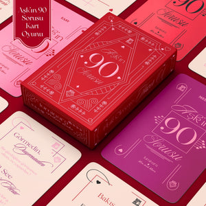 Luminara Studio x Mim and More Aşk’ın 90 Sorusu – Çiftler İçin 90 Soruluk Kart Oyunu