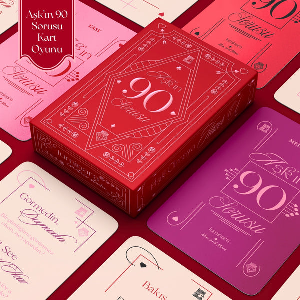 Luminara Studio x Mim and More Aşk’ın 90 Sorusu – Çiftler İçin 90 Soruluk Kart Oyunu