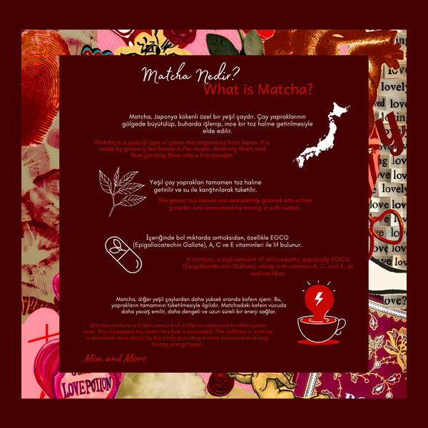 Love Bombing Matcha – Kiraz Aromalı Ceremonial Grade Matcha Tozu 25 g
