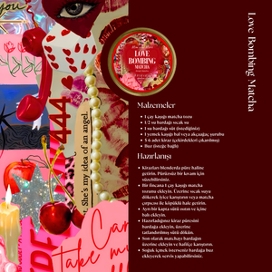 Love Bombing Matcha – Kiraz Aromalı Ceremonial Grade Matcha Tozu 25 g