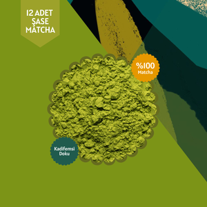 Saf Matcha Tekli Şase – 12 Günlük Özel Paket, 12x3 g