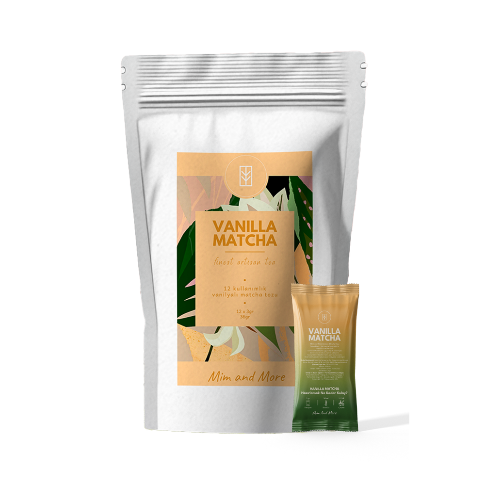 Vanilla Matcha Tekli Şase – 12 Günlük Özel Paket, 12x3 g