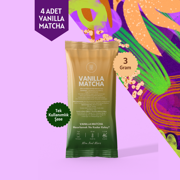 Bestseller Matcha Tekli Şase – 12 Günlük Özel Paket, 12x3 g