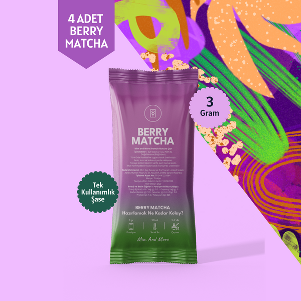 Bestseller Matcha Tekli Şase – 12 Günlük Özel Paket, 12x3 g