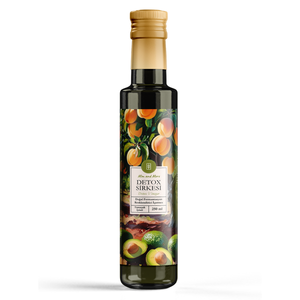 Detox Sirkesi - Doğal Fermantasyon, %100 Doğal, Katkısız, 250 ml