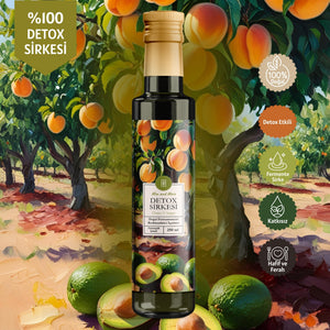 Detox Sirkesi - Doğal Fermantasyon, %100 Doğal, Katkısız, 250 ml