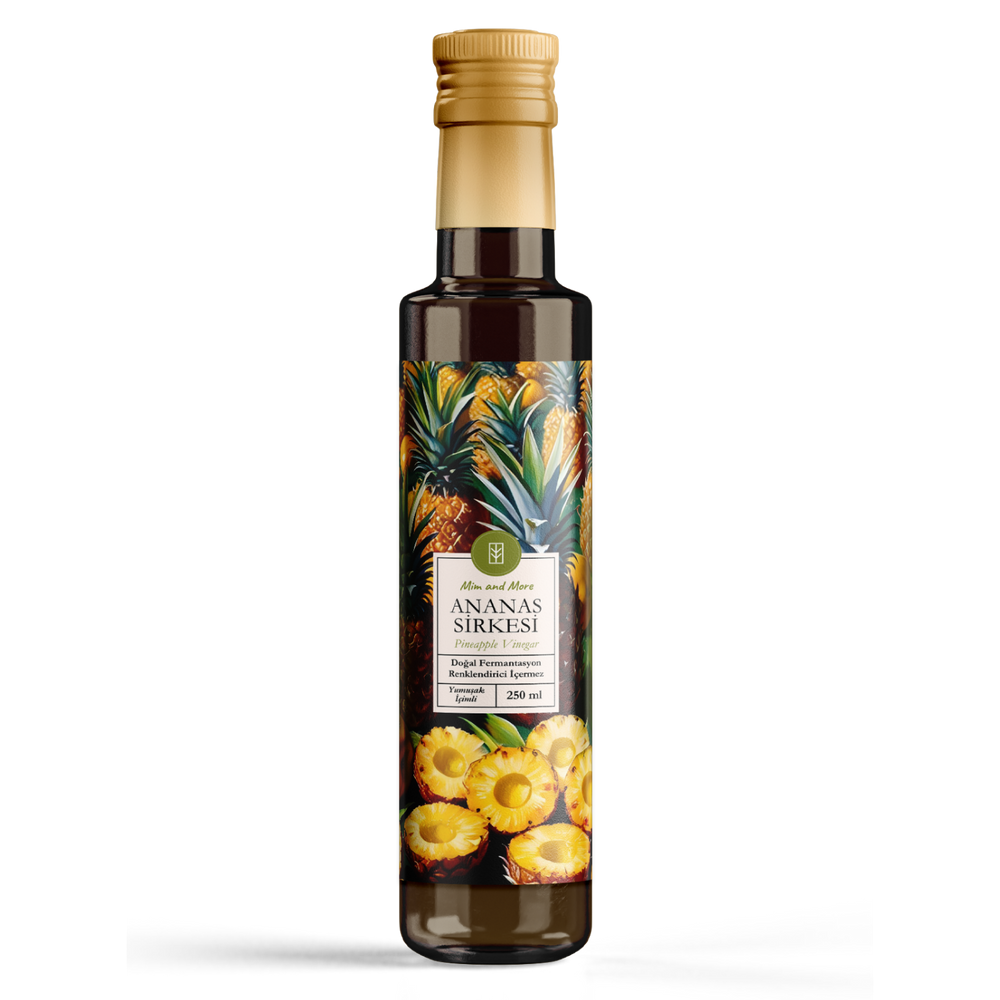 Ananas Sirkesi - Doğal Fermantasyon, %100 Doğal, Katkısız, 250 ml
