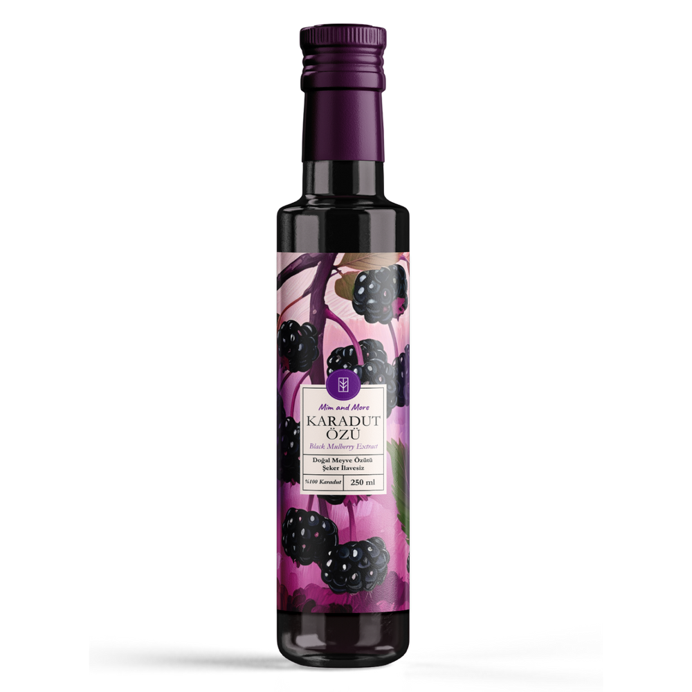Karadut Özü - %100 Doğal, Katkısız, Şeker İlavesiz, 250 ml